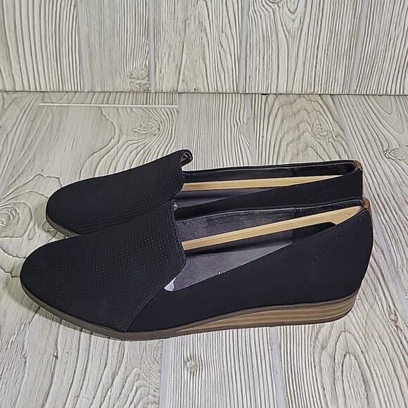 Dr. Scholl's Black Devyn Slip On Wedge Loafers Womens Size 7.5 NEW - Picture 4 of 12
